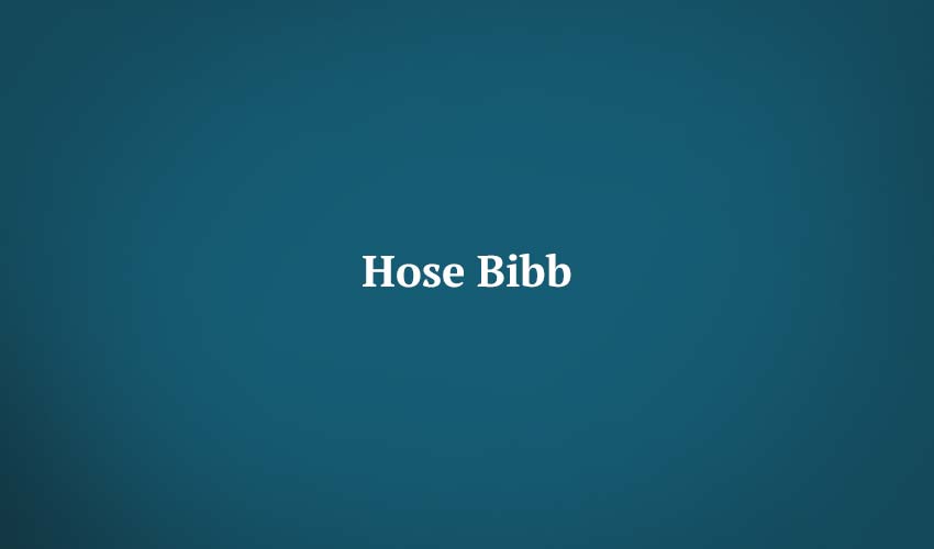 Hose Bibb