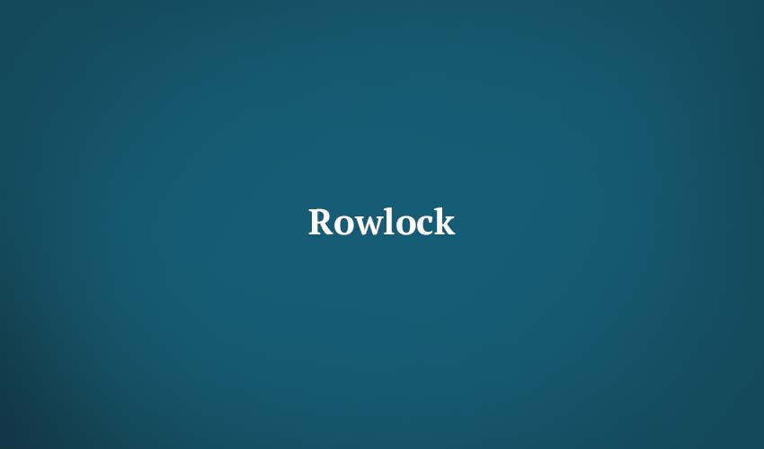 Rowlock