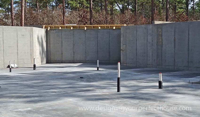 Concrete block best sale basement construction