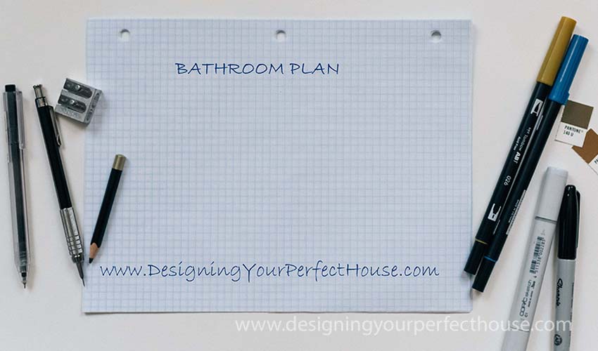 Bathroom Remodel Graph Paper