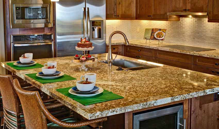 beautiful granite kitchen